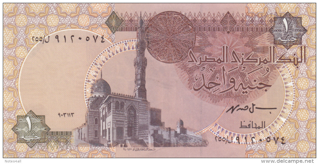 EGYPT 1 EGP POUND 1993 1999 2000 P-50e SIG/HASSAN #19 UNC */* - Egipto