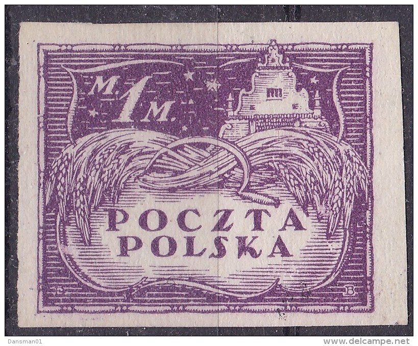 POLAND 1919 Proof Fi 92 P Mint No Gum - Neufs