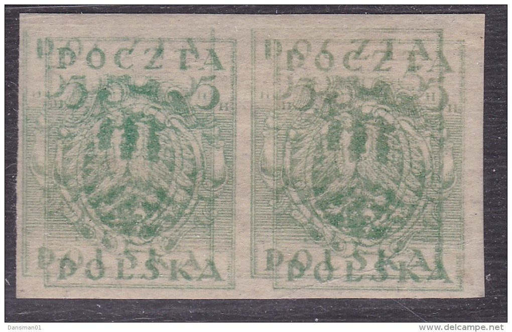 POLAND 1919 Fi 74DD  Mint Hinged - Neufs