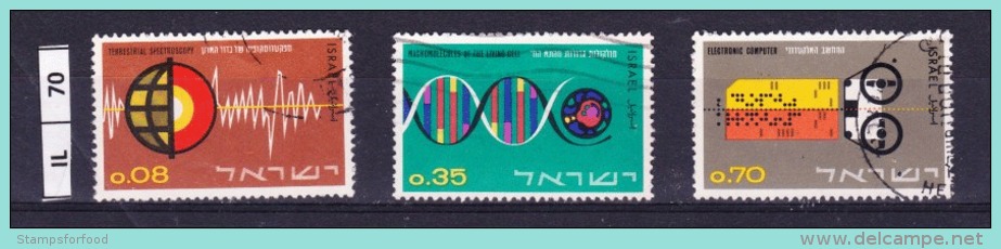 ISRAELE, 1964, Contributo Alla Scienza, Serie Completa Usata - Used Stamps (without Tabs)