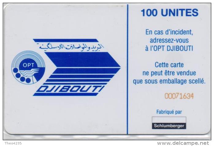 DJIBOUTI  PHONECARD SALT LAKE-USED(2) - Djibouti