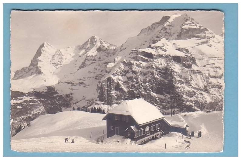 MÜRREN, ALMENDHUBEL, HAUS Unter SCHNEE - Mürren