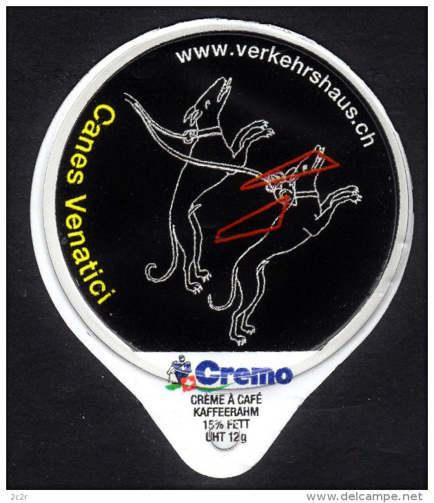 Opercule De Crème à Café Kaffeerahm CREMO - Constellation Des Chiens De Chasse - Milk Tops (Milk Lids)