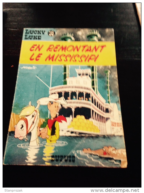 Lucky Luke En Remontant Le Mississipi Réed Brochée 1978 - Lucky Luke