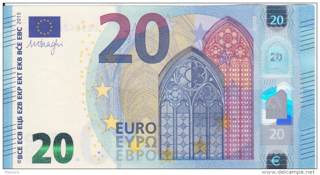 NOUVEAU BILLET DE 20€ FRANCE UE U002H5  CHARGE 04 UNC - 20 Euro