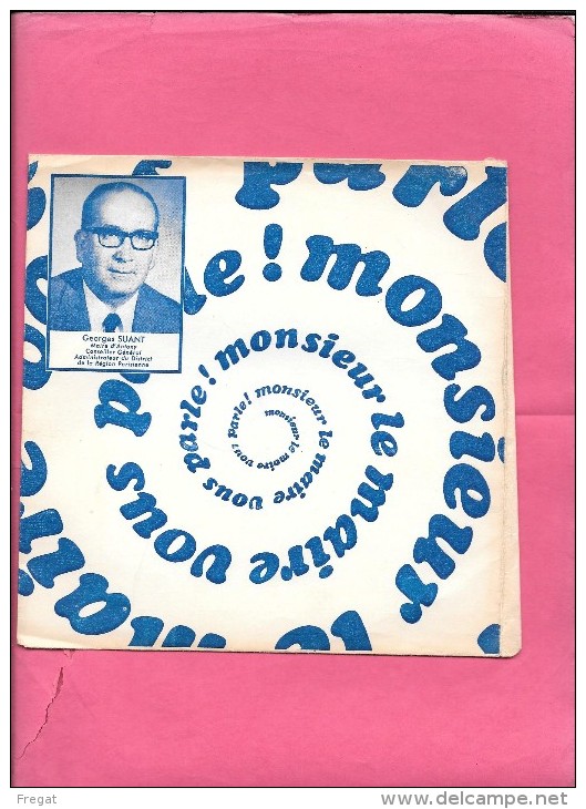 MOUROUSI (tf1) Interwiew Georges Suant 1971 Disque Souple - Autres & Non Classés