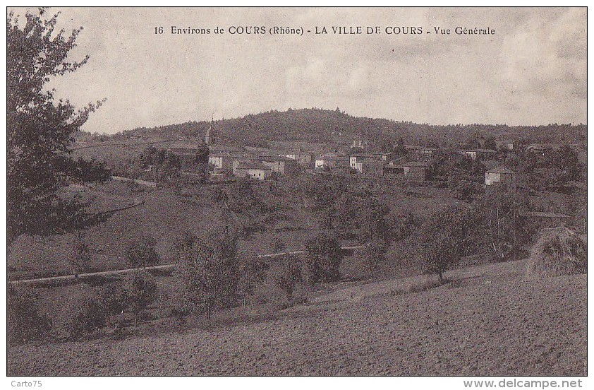 La Ville De Cours 69 - Vue Générale - Cours-la-Ville