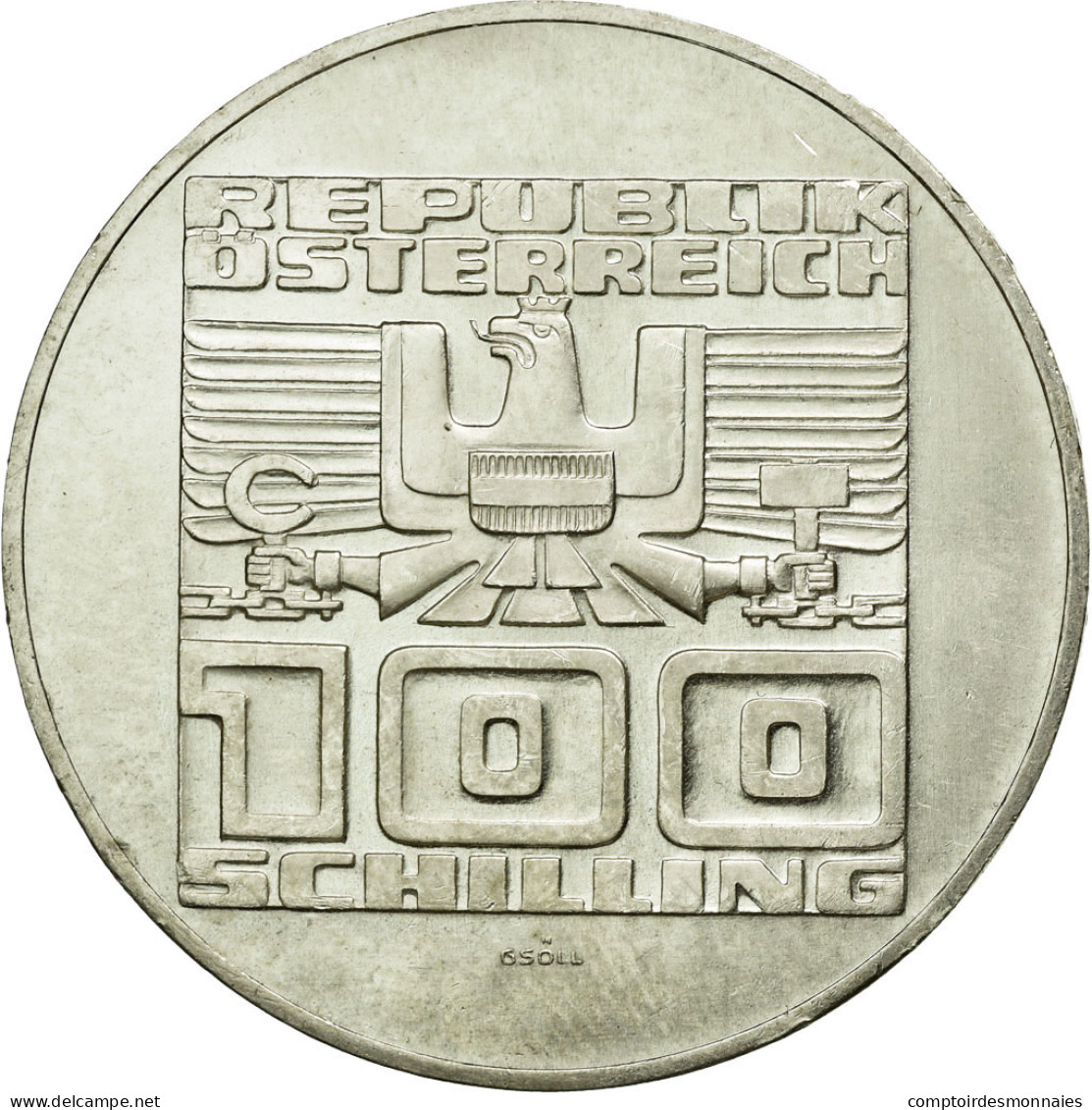 Monnaie, Autriche, 100 Schilling, 1975, SUP+, Argent, KM:2925 - Autriche
