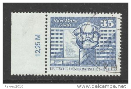 DDR Mi. 1821 RWZ Gest. Karl-Marx-Stadt Karl-Marx-Denkmal - Used Stamps