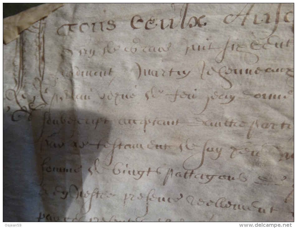 Manuscrit Datant De 1690......pour étude - Manuscrits