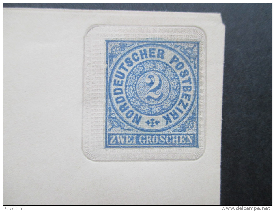 Altdeutschland NPD / Norddeutscher Postbezirk Ganzsache / Umschlag Von Sachsen U 53a Ungebraucht! Selten Angeboten! RAR! - Postal  Stationery