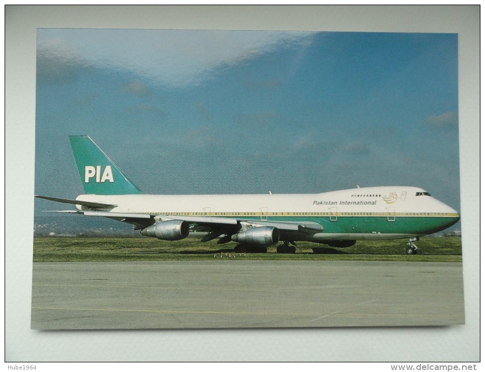 CARTE POSTALE POSTCARD PAKISTAN INTERNATIONAL BOEING 747 - 1946-....: Moderne