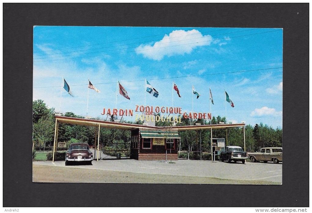 GRANBY - QUÉBEC - ENTRÉE DU ZOO DE GRANBY - JARDIN ZOOLOGIQUE - PHOTO  P. HÉNAULT - Granby