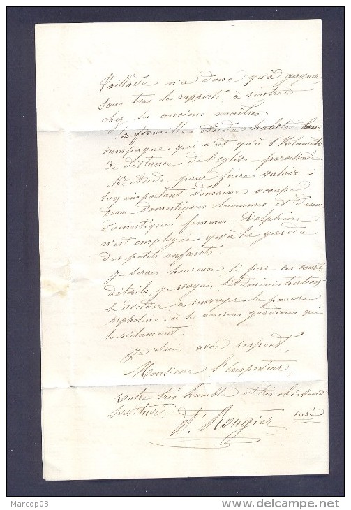 BASSES ALPES 5 LAC Tad 15 Sisteron du 27 décembre 1867 GC 3416 sur N° 22 oîte rurale I  = Mison TTB