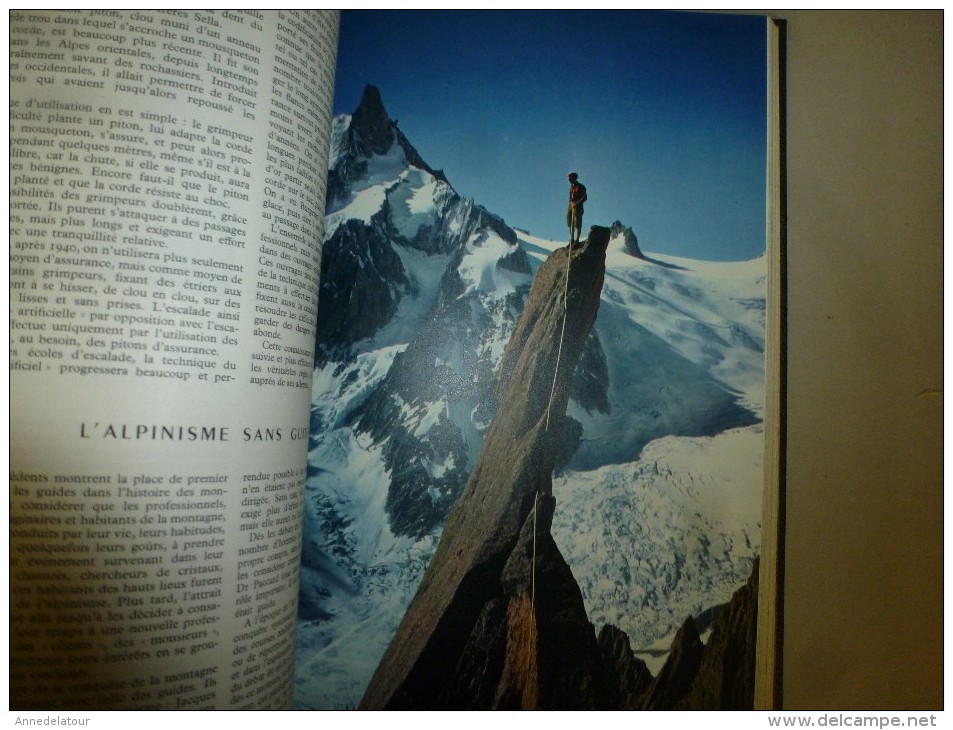 1956  : LA MONTAGNE...Alpinisme,  nombreuses photographies (sous la direction de Maurice Herzog)