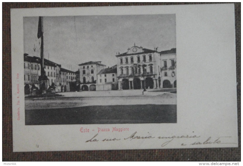 ESTE  -PIAZZA MAGGIORE -1904 ------ FP---- BELLISSIMA- - Altri & Non Classificati