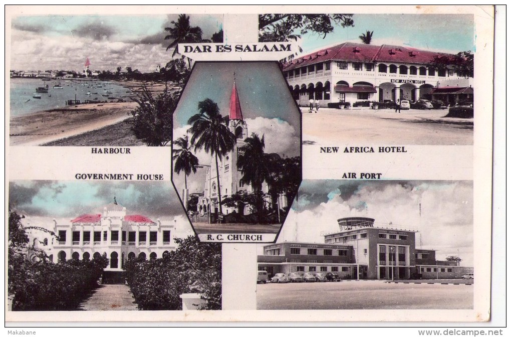 TANZANIE - Dar Es Salaam - Harbour New Africa Hotel Government House - Air Port - Multivues - Tanzanie