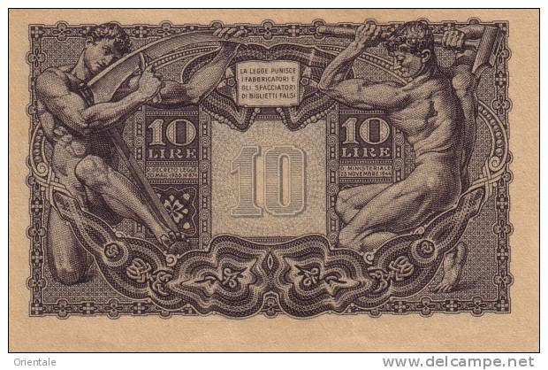 ITALY  P. 32c 10 L 1944 UNC - Regno D'Italia – 10 Lire