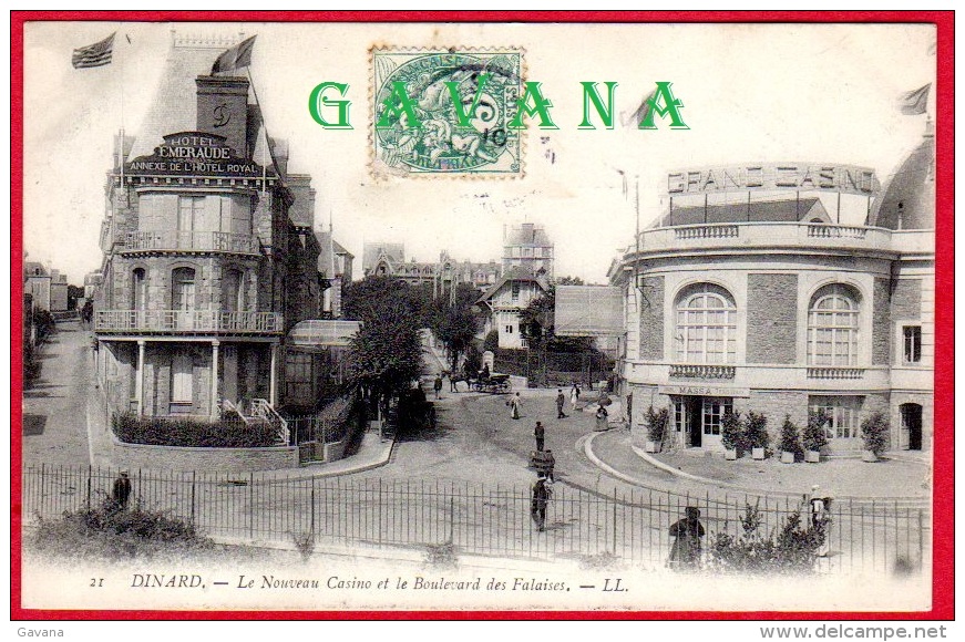 35 DINARD - Le Nouveau Casino Et Le Boulevard Des Falaises - Dinard