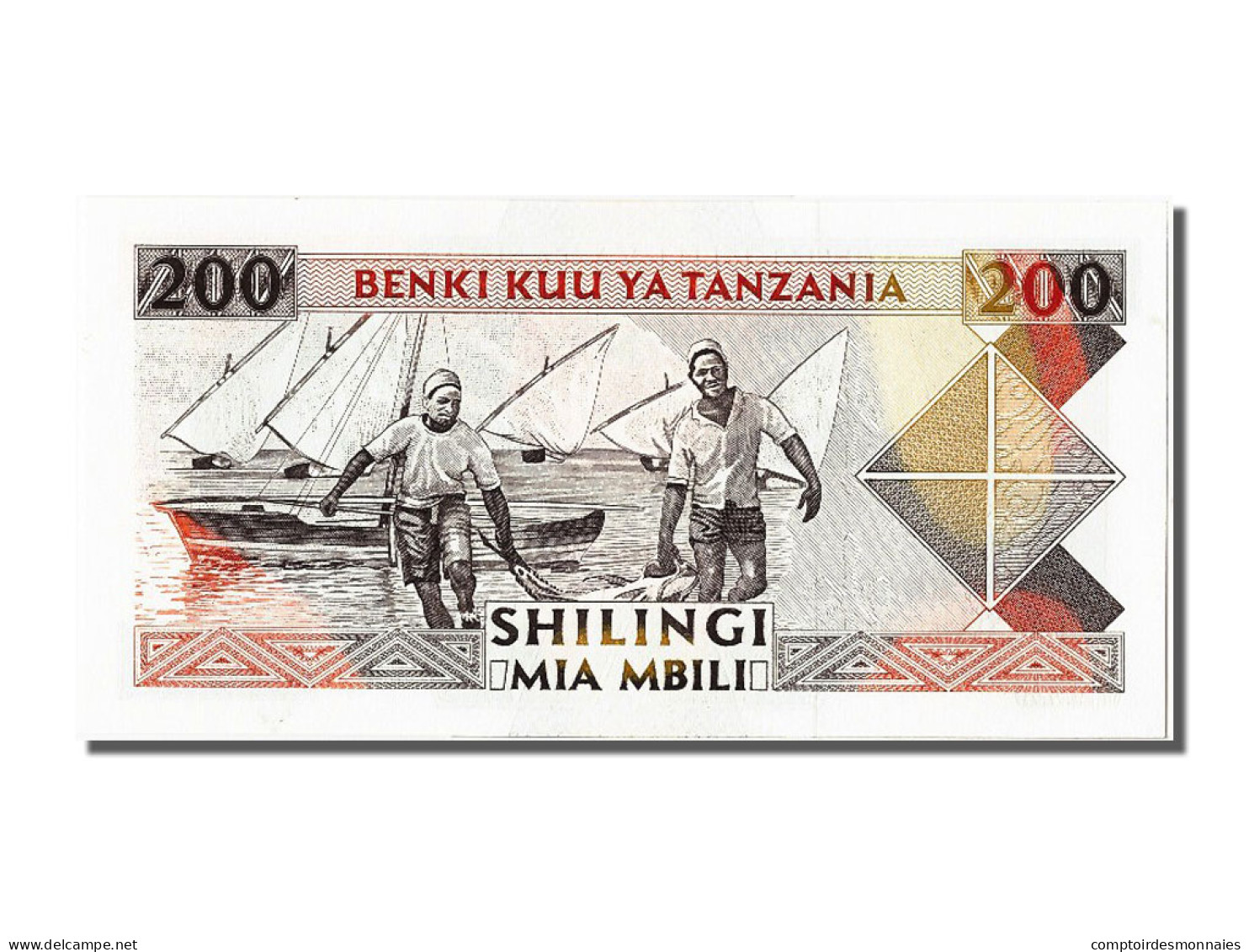 Billet, Tanzania, 200 Shilingi, KM:25a, NEUF - Tanzania