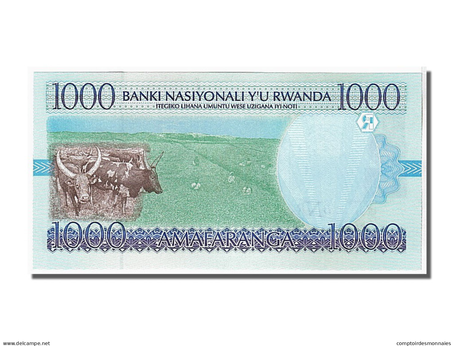 Billet, Rwanda, 1000 Francs, 1998, NEUF - Rwanda