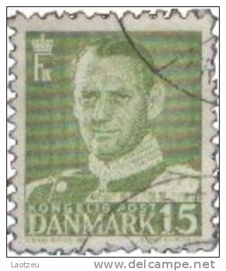 Danemark 1948. ~ YT 315 - 15 Ø Roi Frédérix IX - Oblitérés