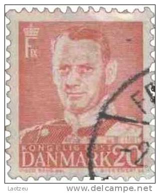 Danemark 1948. ~ YT 317 - 20 Ø Roi Frédérix IX - Gebraucht