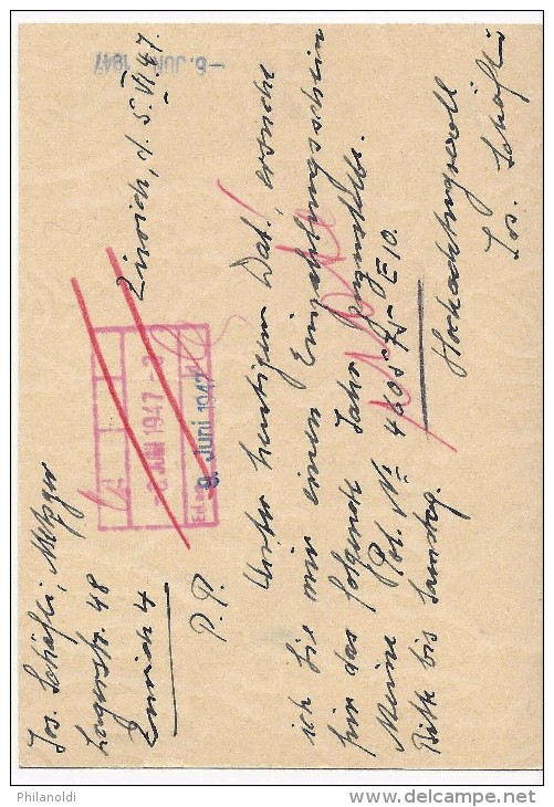 Suisse, 1947, 1958, 2 Cartes Entier Postal, MUSEE POSTAL BERN, Voyagés, Petites Traces De Voyage - Entiers Postaux