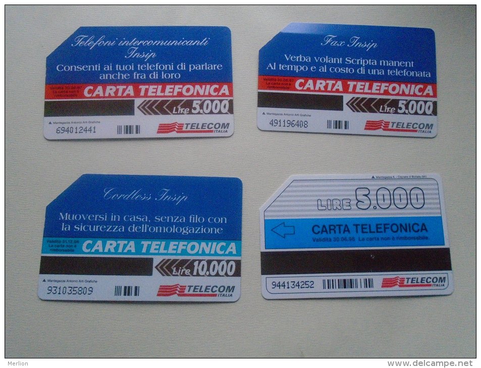 Phonecards  Italia   4 Pcs    - D137276 - Autres - Europe