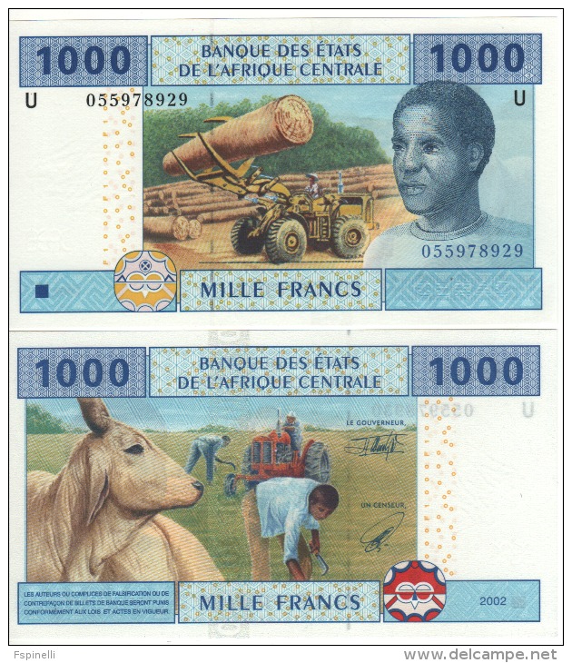 CAMEROUN 1'000 Francs , Central African States P207U   2005   UNC - Kameroen