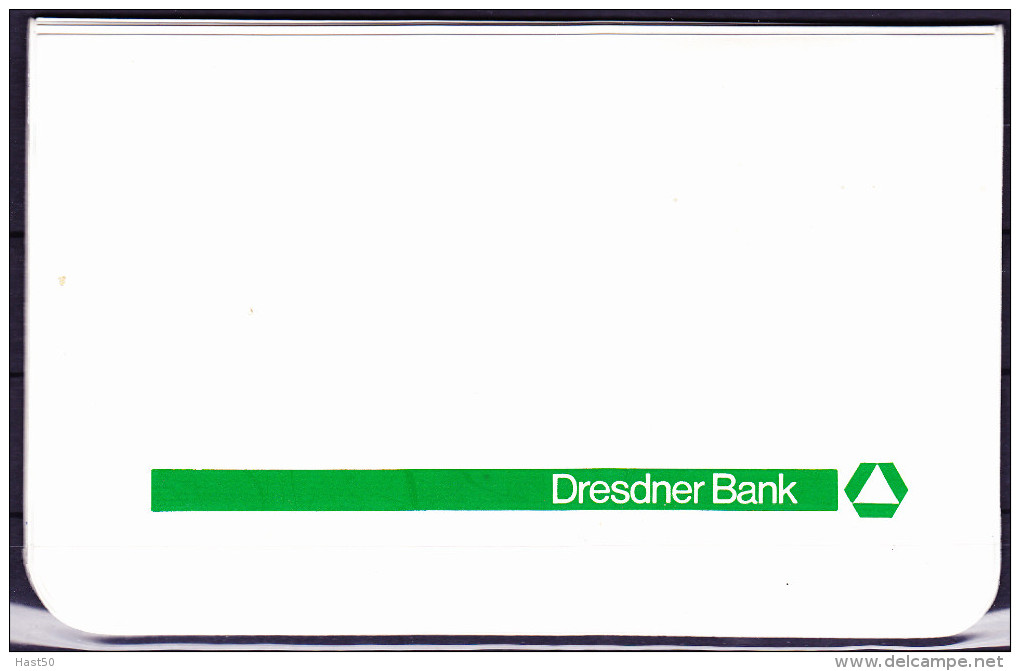 Deutschland Germany Allemagne - Dresdner Bank Scheckmappe (siehe Beschreibung) - Cheques & Traveler's Cheques