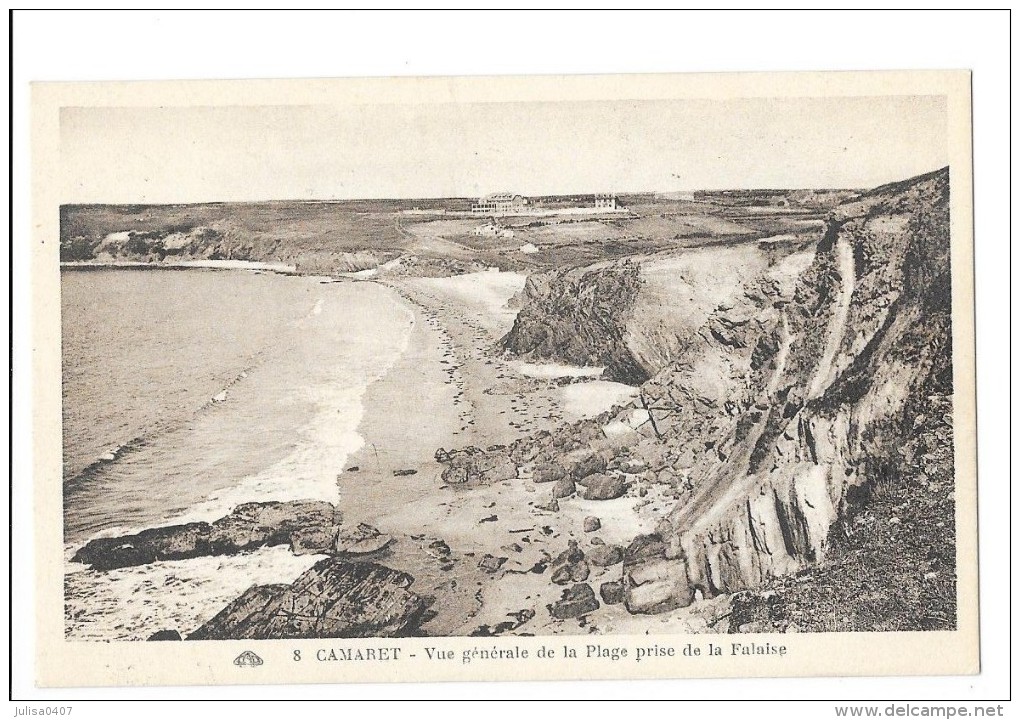 CARTERET (50) Vue Générale De La Plage Prise De La Falaise - Carteret