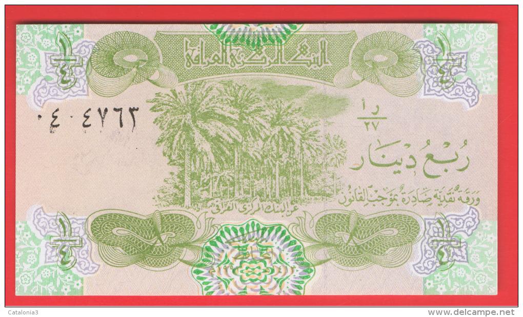 IRAQ - IRAK  -  1/4 Dinar 1993 SC  P-77 - Iraq