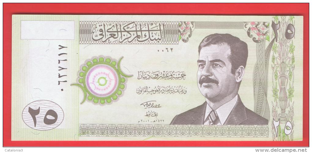 IRAQ - IRAK  -  25 Dinar  2001  SC  P-86 - Irak