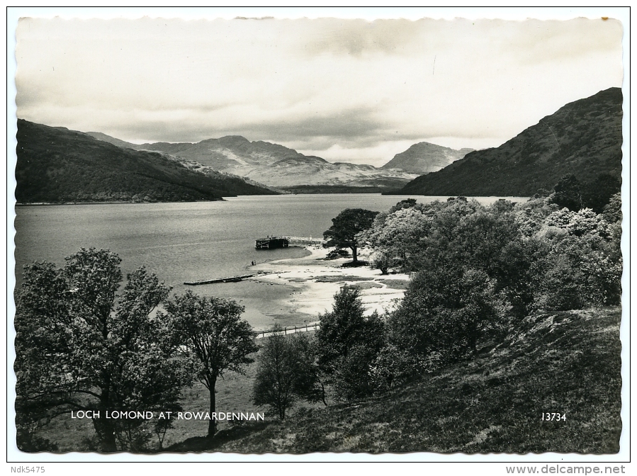 LOCH LOMOND AT ROWARDENNAN (10 X 15cms Approx.) - Stirlingshire