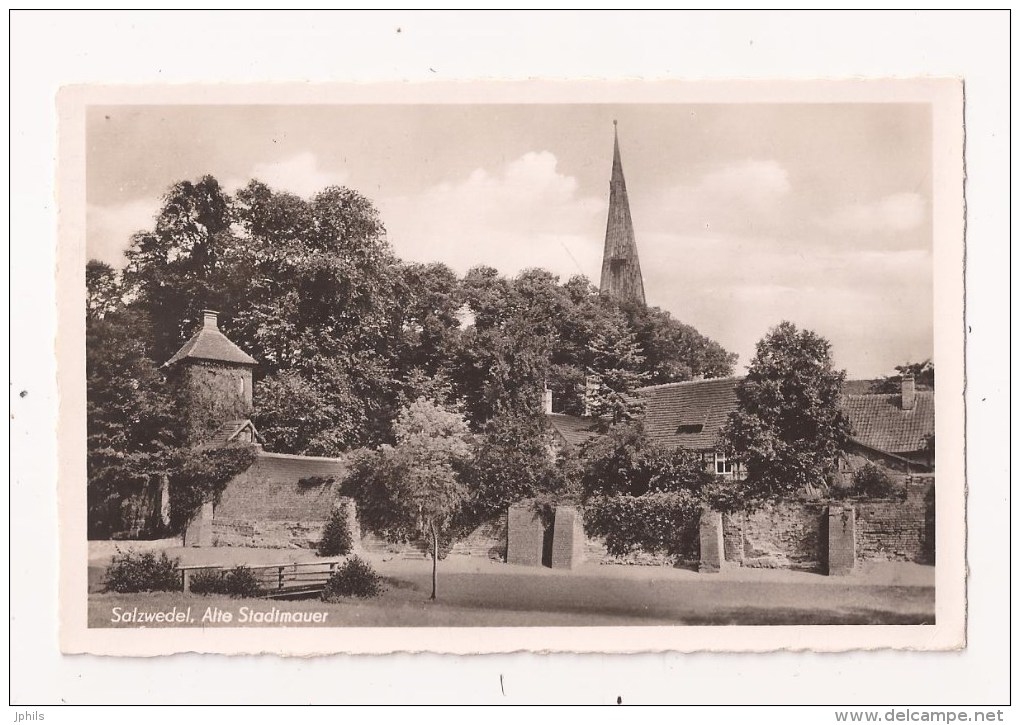 SAXE ANHALT SALZWEDEL Alte Stadtmauer - Salzwedel