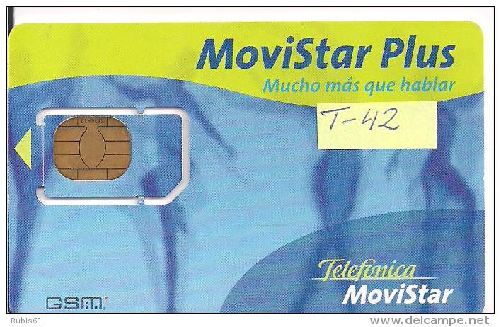 TARJETA  GSM MOVISTAR PLUS TARJETA A-42 - Sin Clasificación