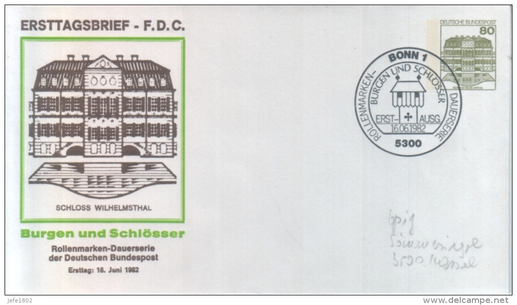 Deutsche Bundespost - Rollenmarken-Dauerserie - Covers - Used