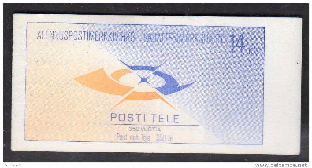 FINLAND - 1987 POSTS & TELECOMMS ANNIVERSARY BOOKLET 14mk SG SB23 FACIT H10 FINE MNH ** - Carnets