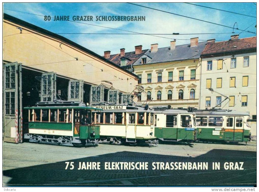 80 Jahre Grazer Schlossbergbahn- 75 Jahre Elektrische Strassenbahn In Graz - Tram - Transport