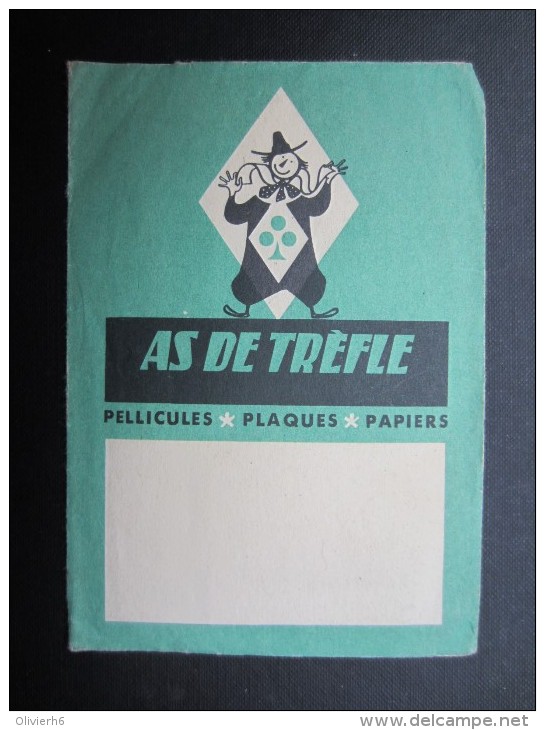 POCHETTE PHOTO (M1505) AS DE TRÊFLE (2 Vues) Pellicules, Plaques, Papiers La Marque Qui Prend De L'avance - Autres & Non Classés