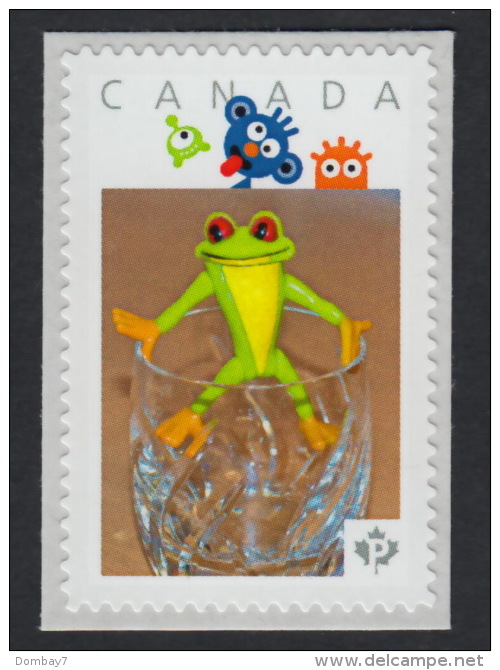 FROG TOY In A Crystal Glass Picture Postage MNH Stamp Canada 2015 [p15/12fg3/3] - Ranas