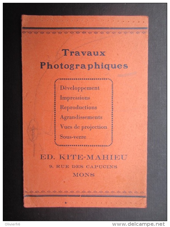 POCHETTE PHOTO (M1505) PHOTOVOX (2 Vues) ED. KITE-MAHIEU 9, Rue Des Capucins MONS - Andere & Zonder Classificatie