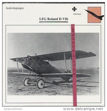 Vliegtuigen.- LFG Roland D-VIb - Jachtvliegtuigen. -  Duitsland - Airplanes