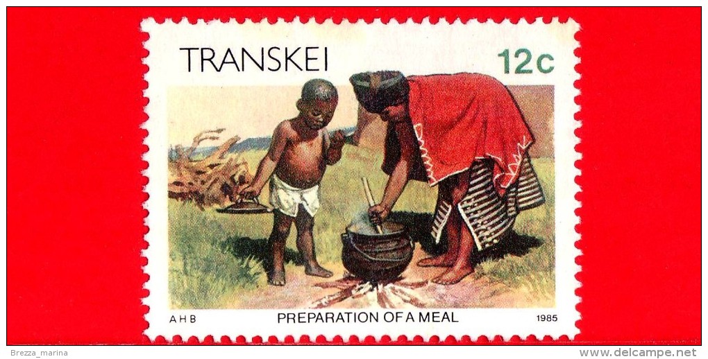 TRANSKEI - Usato - 1985 - Meal Preparation - 12 - Transkei