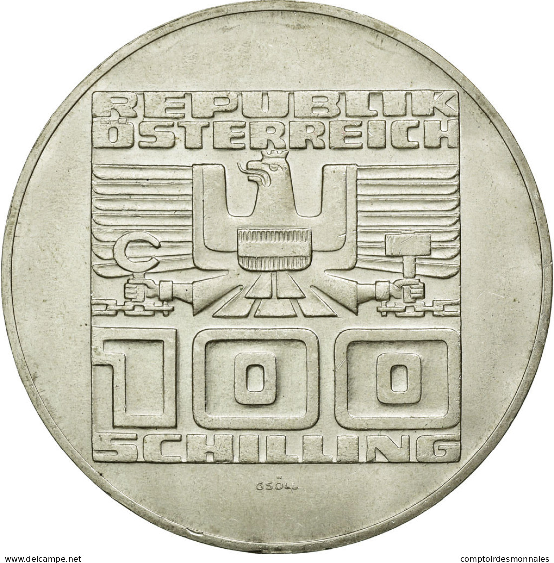 Monnaie, Autriche, 100 Schilling, 1975, SUP+, Argent, KM:2924 - Autriche