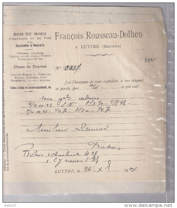 Francois Rousseau-Dolhen à Luttre (Baudoux)  1909 - 1900 – 1949