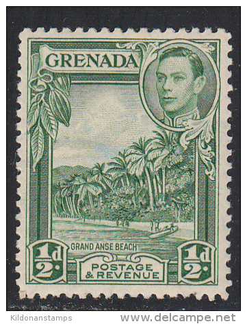 Grenada 1938-50, Yellow-green, Mint Mounted, Sc# ,SG 153 - Granada (...-1974)