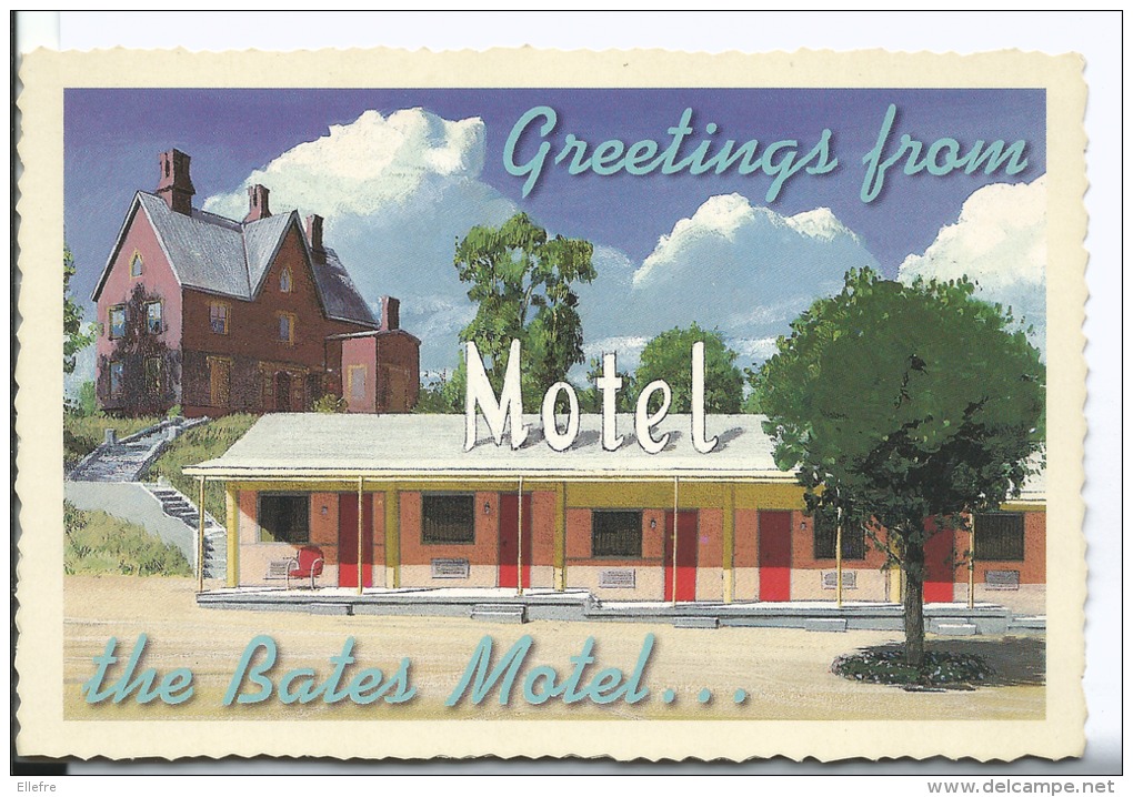 Greetings From The Bates Motel - California - Cpsm -10/15 Cm - Altri & Non Classificati