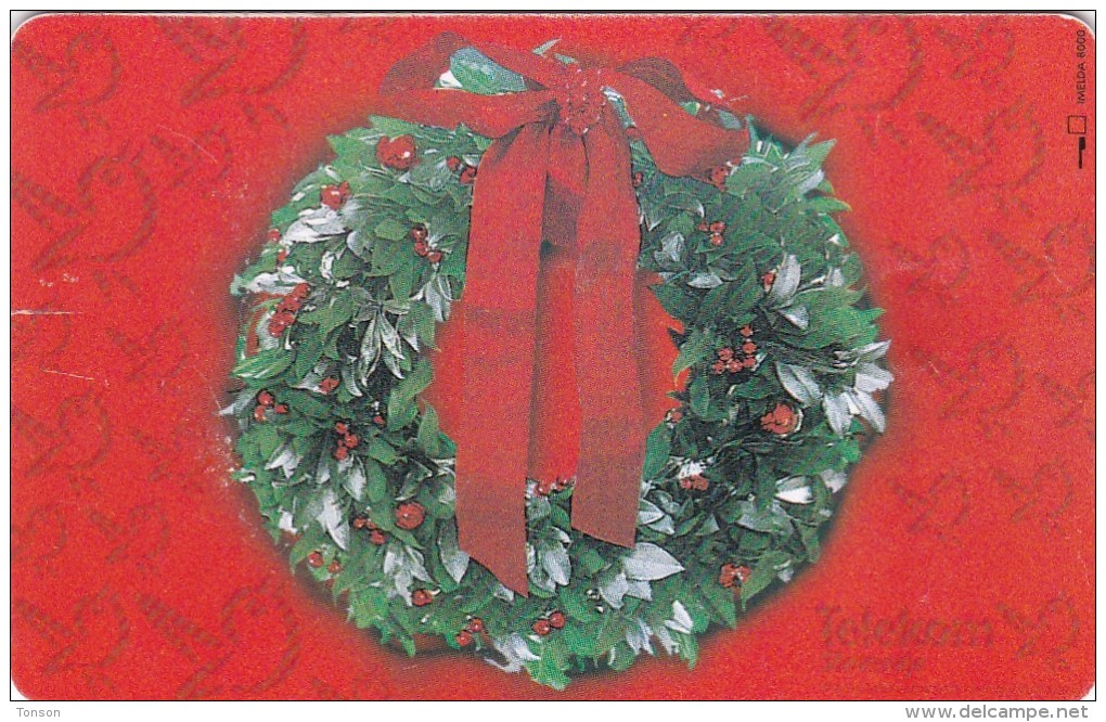 Slovenia, 028, 100 Units, Strenght Of Communication / Advent Wreath, Christmas, 2 Scans. - Noel